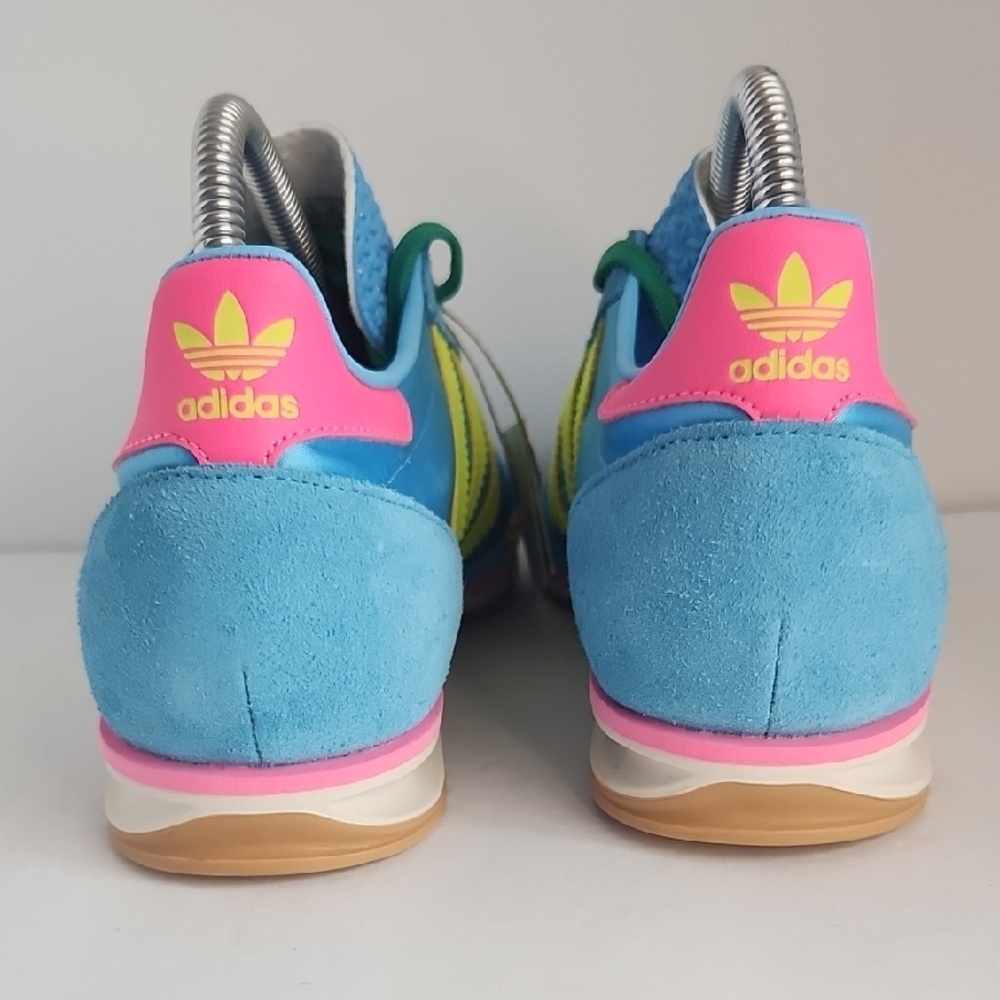 Adidas SL 72 OG Sky Rush Solar Yellow Satin Sneakers - Picture 4 of 9